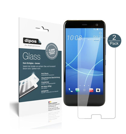 2x 9H Schutzfolie für HTC U11 Life Panzerfolie (1)