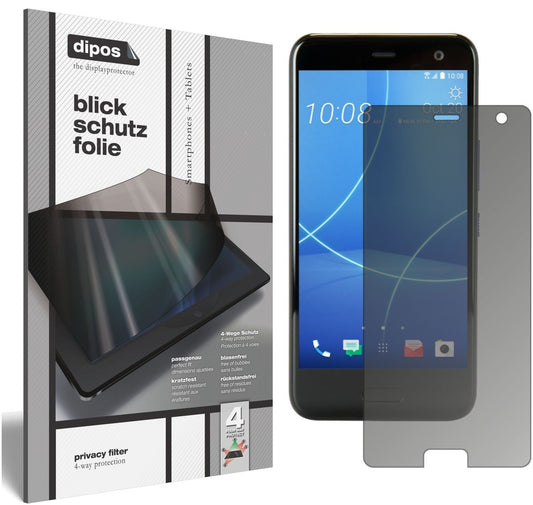Blickschutzfolie für HTC U11 Life matt Schutzfolie (1)