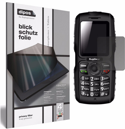 Blickschutzfolie für RugGear RG100 matt Schutzfoli (1)