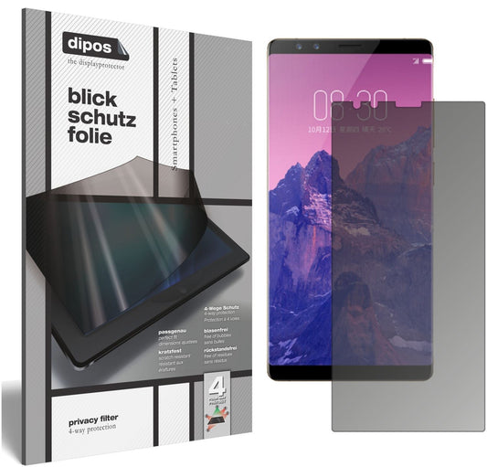 Blickschutzfolie für ZTE Nubia Z17S matt Schutzfol (1)