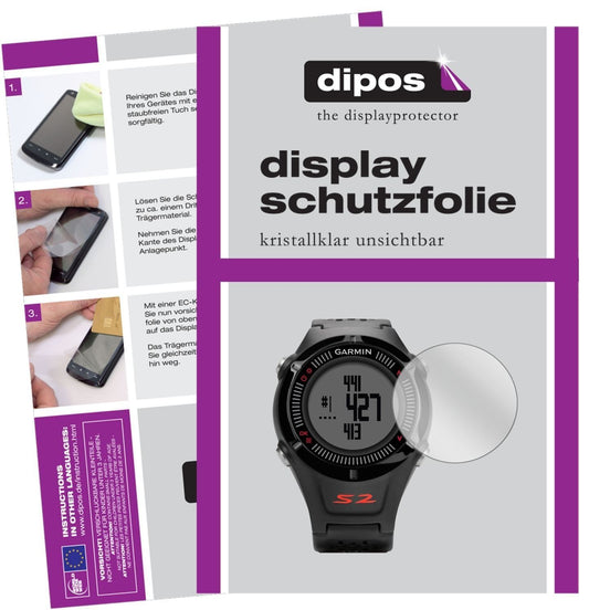 6x Schutzfolie klar für Garmin Approach S2 Display (1)