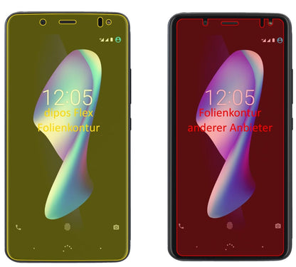 3x 3D Full Cover Schutzfolie für BQ Aquaris V (3)