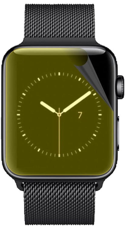 2x 3D Full Cover Schutzfolie für Apple Watch Serie (1)