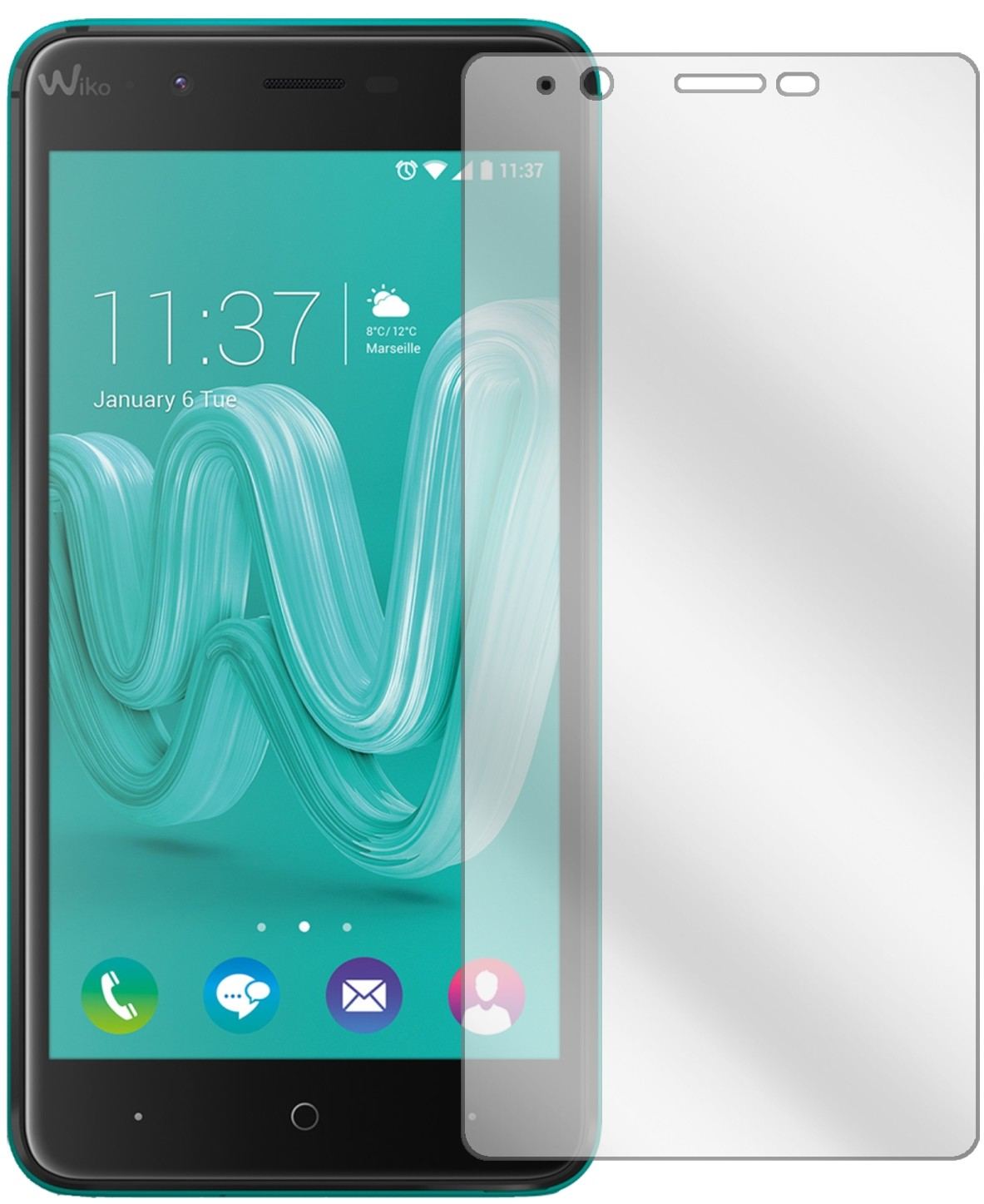6x Schutzfolie klar für Wiko Kenny Display-Schutzf (2)