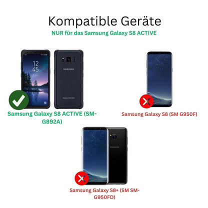 2x Schutzfolie klar für Samsung Galaxy S8 ACTIVE D (2)