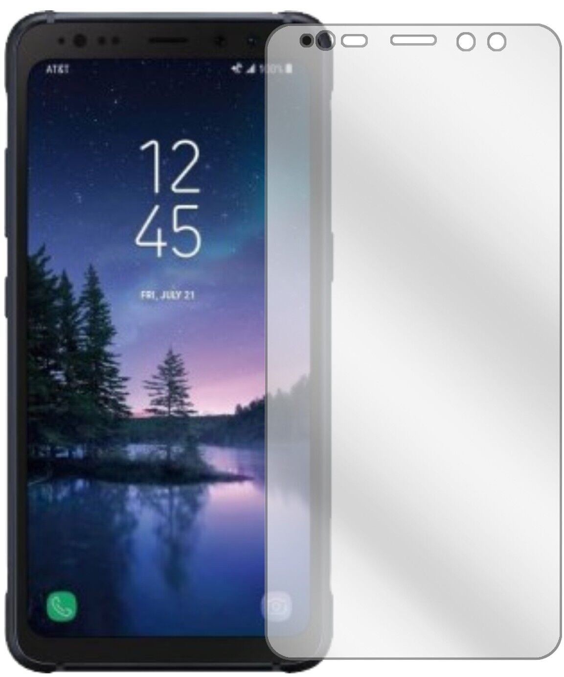 2x Schutzfolie klar für Samsung Galaxy S8 ACTIVE D (3)