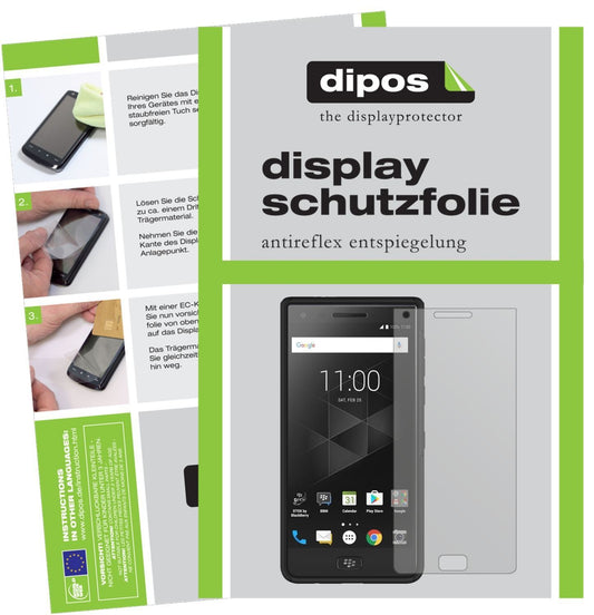 2x Schutzfolie matt für Blackberry Motion Display- (1)