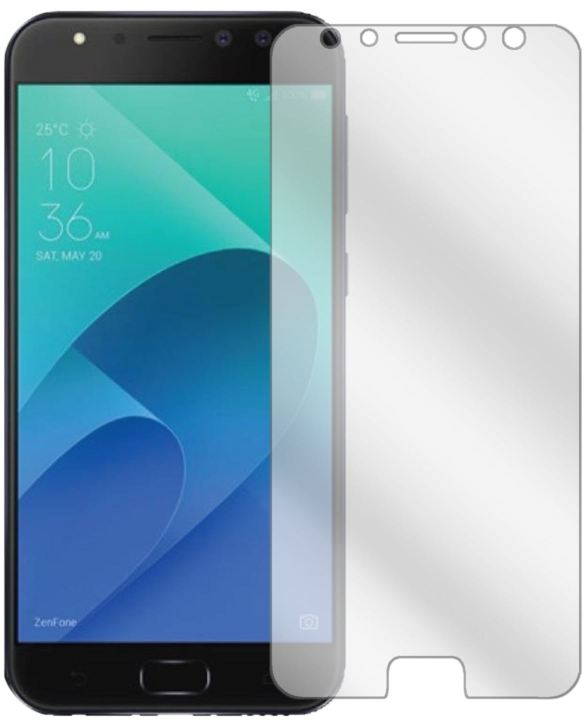 6x Schutzfolie klar für Asus Zenfone 4 Selfie Pro  (2)