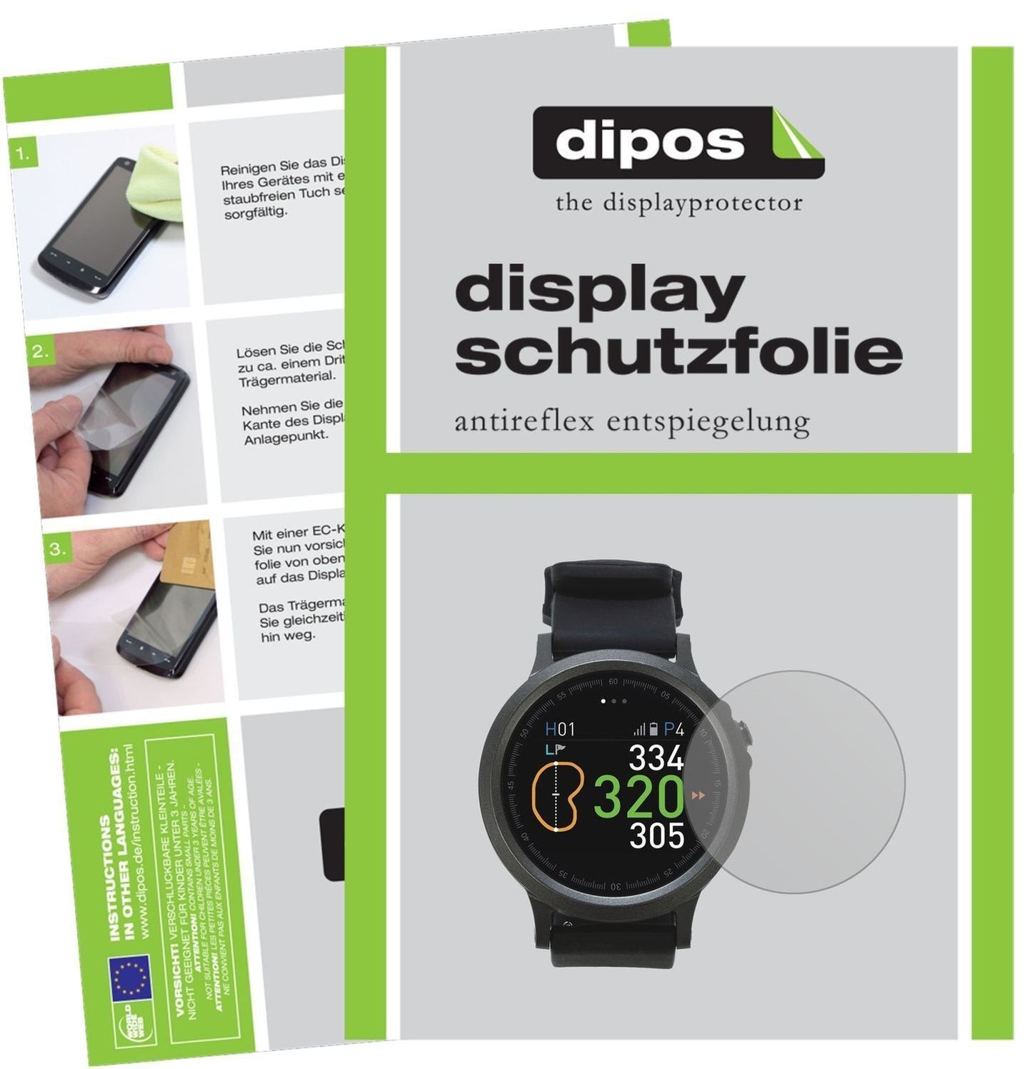 6x Schutzfolie matt für Golfbuddy WTX Display-Schu (1)