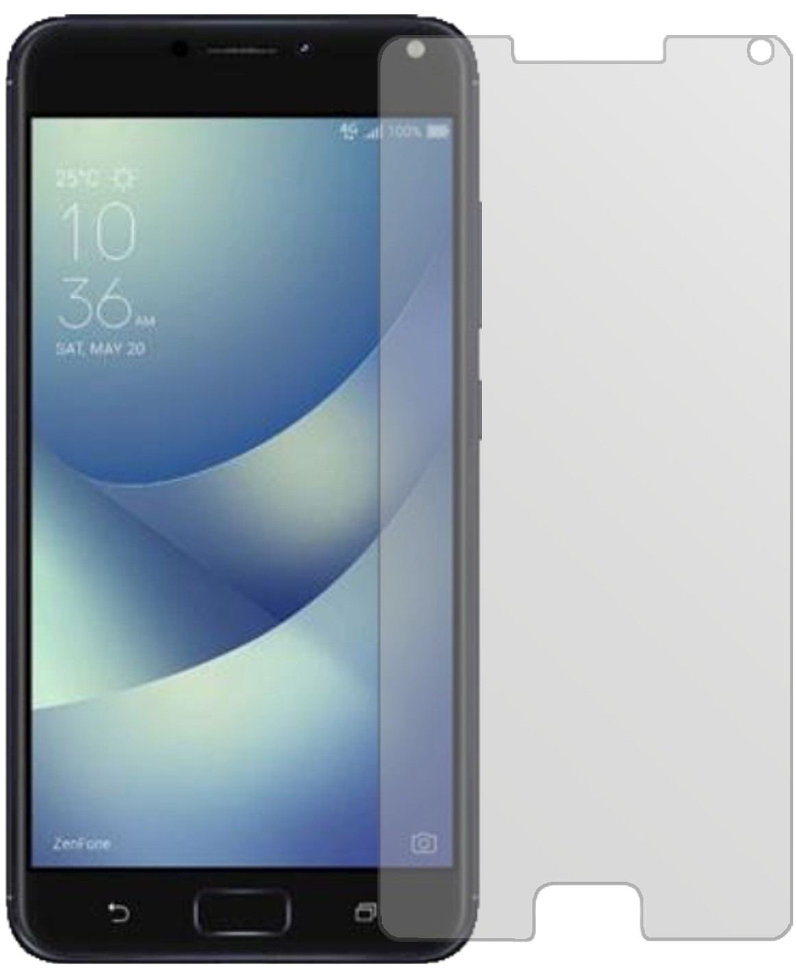 6x Schutzfolie matt für Asus Zenfone 4 ZE554KL Dis (2)