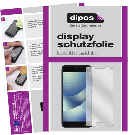 6x Schutzfolie klar für Asus Zenfone 4 ZE554KL Dis (1)