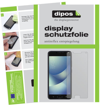 2x Schutzfolie matt für Asus Zenfone 4 ZE554KL Dis (1)