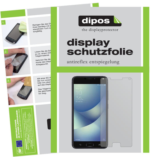 2x Schutzfolie matt für Asus Zenfone 4 ZE554KL Dis (1)