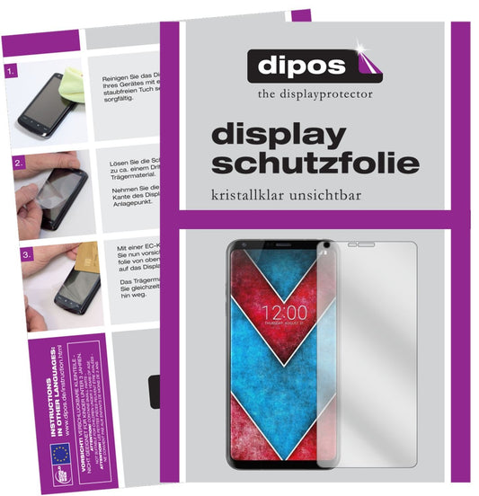 2x Schutzfolie klar für LG V30 Display-Schutzfolie (1)