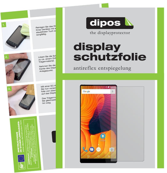2x Schutzfolie matt für Vernee Mix 2 Display-Schut (1)