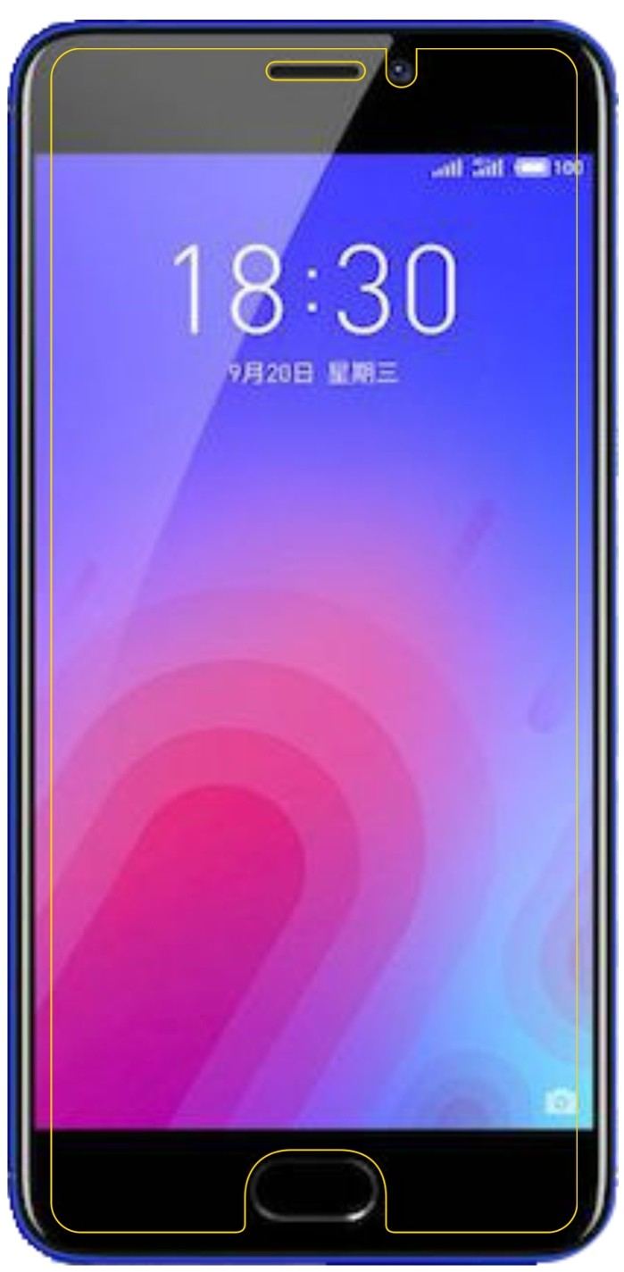 2x 9H Schutzfolie matt für Meizu M6 Panzerfolie (9)