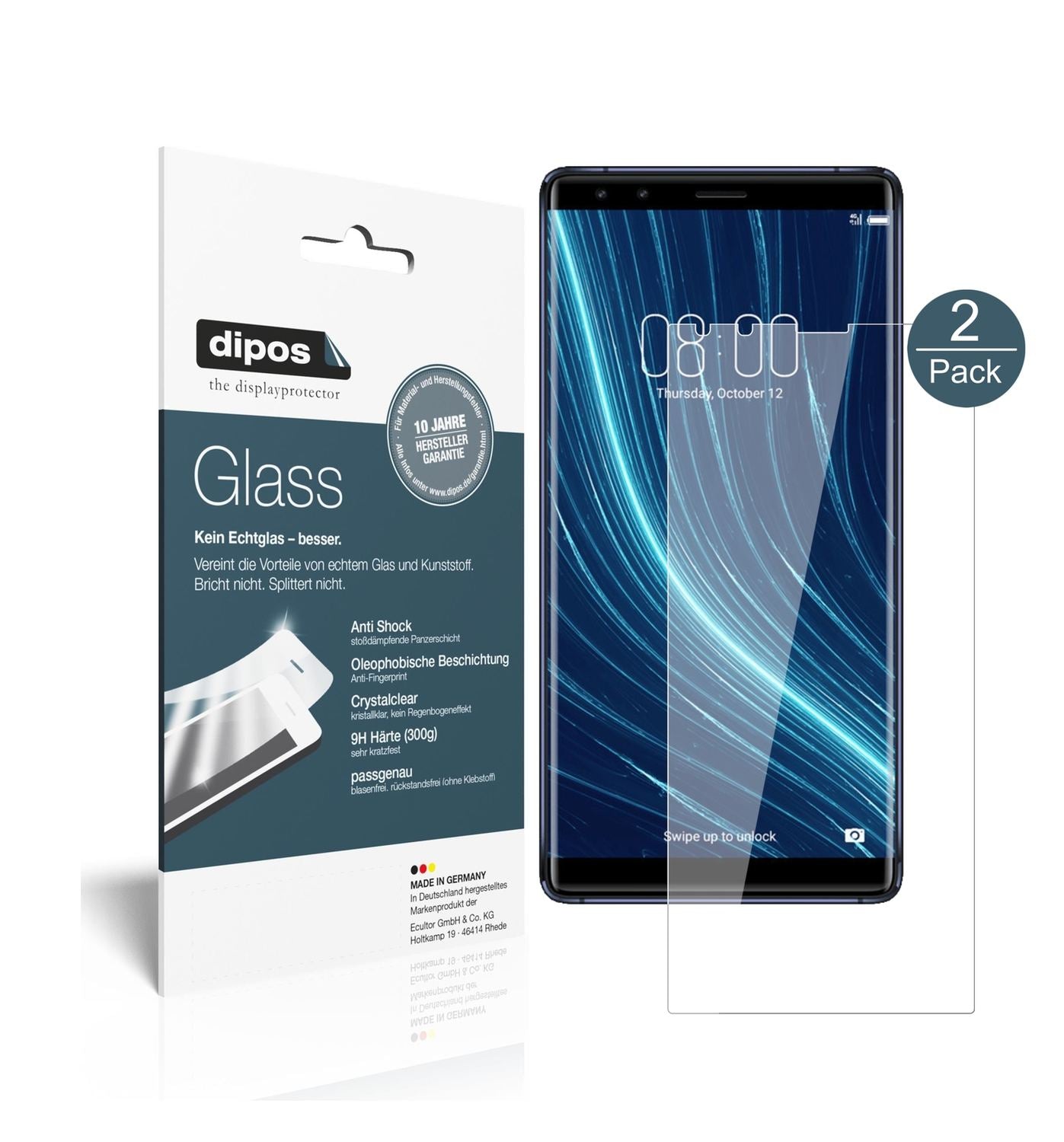 2x 9H Schutzfolie für Archos Diamond Omega Panzerf (1)