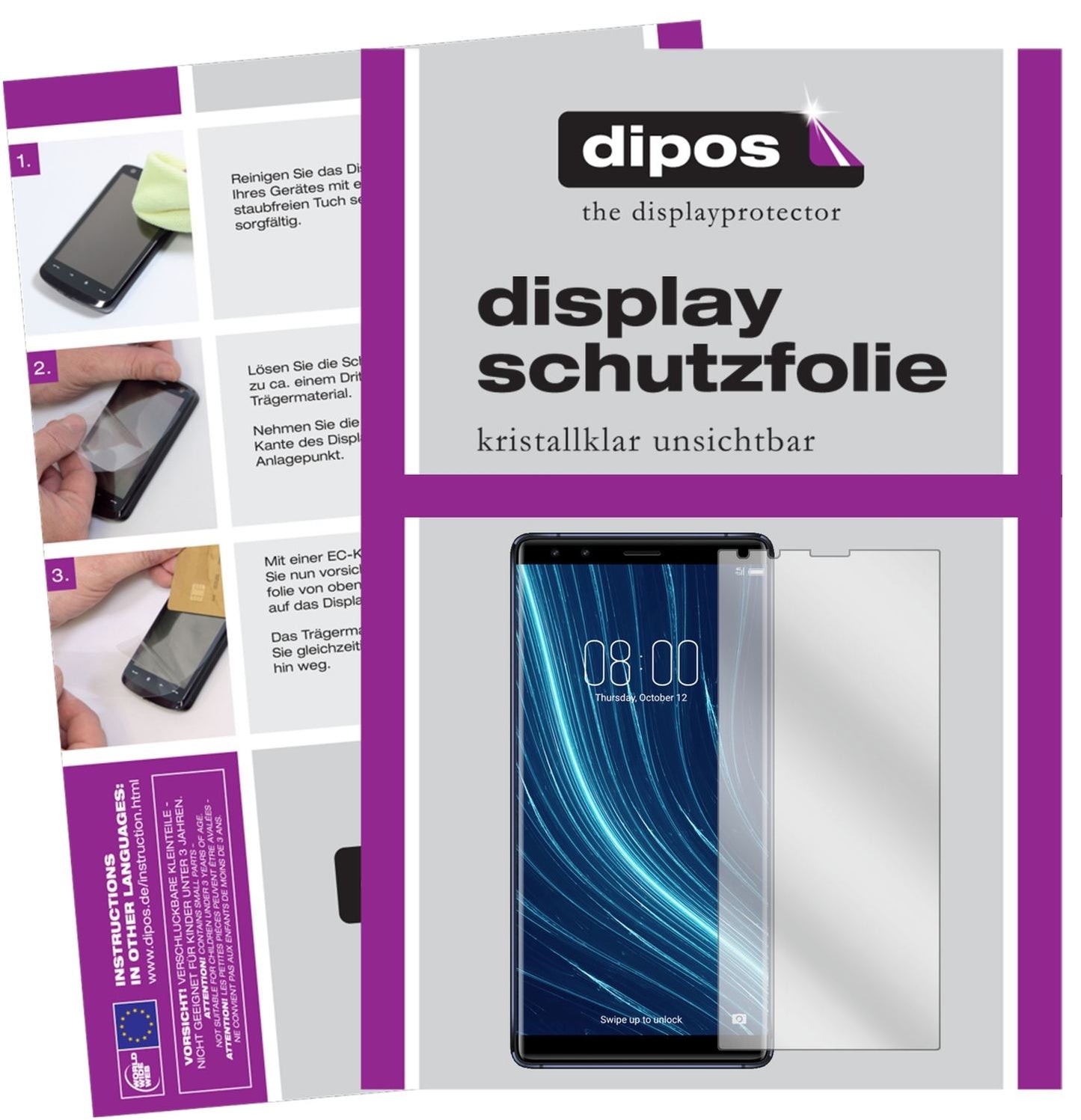 6x Schutzfolie klar für Archos Diamond Omega Displ (1)