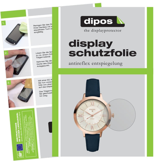 6x Schutzfolie matt für Fossil Q Jaqueline Display (1)