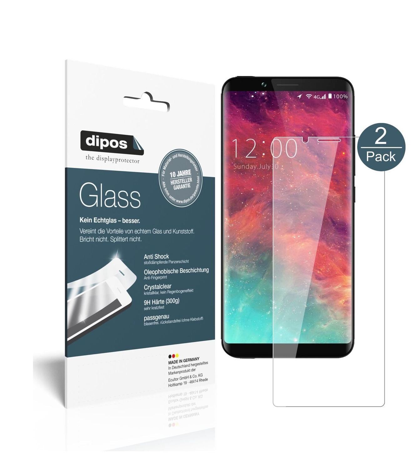 1x 9H Schutzfolie für Umidigi S2 Pro Panzerfolie (2)