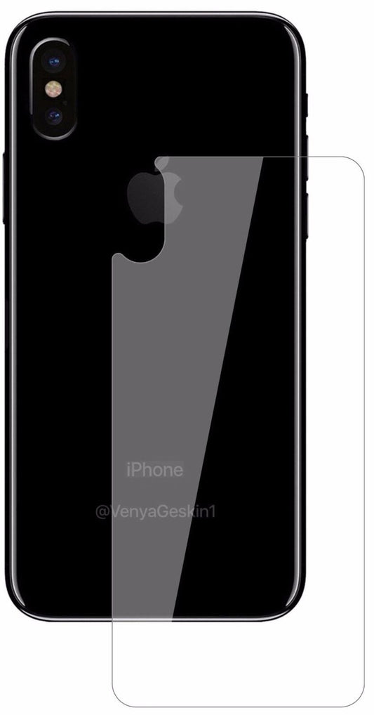 1x 9H Schutzfolie für Apple iPhone X Rückseite Pan (1)