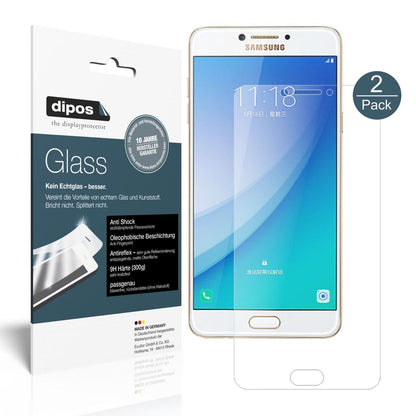 1x 9H Schutzfolie matt für Samsung Galaxy C7 Pro P (2)
