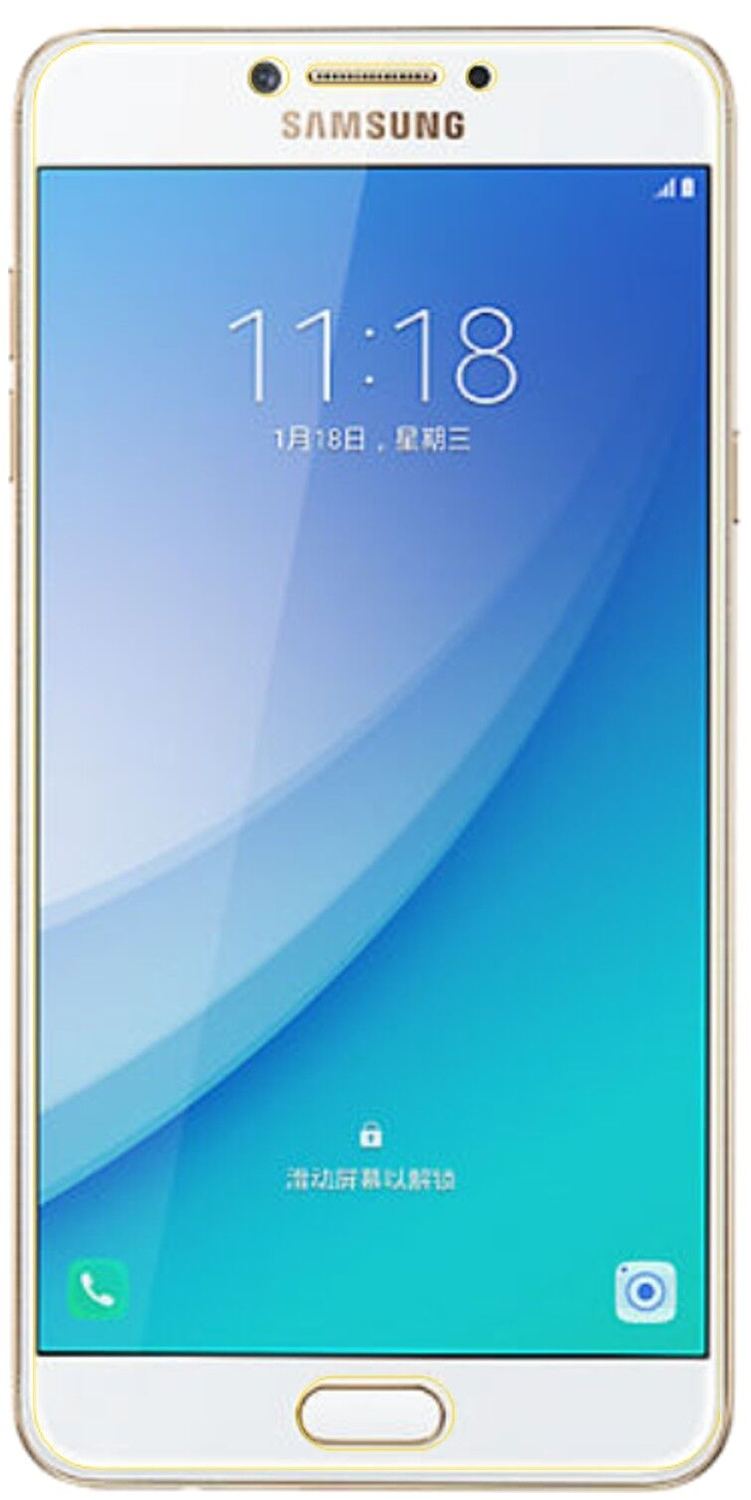 1x 9H Schutzfolie matt für Samsung Galaxy C7 Pro P (9)