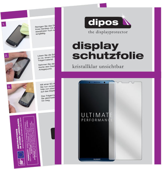 2x Schutzfolie klar für Huawei Mate 10 Pro Display (1)