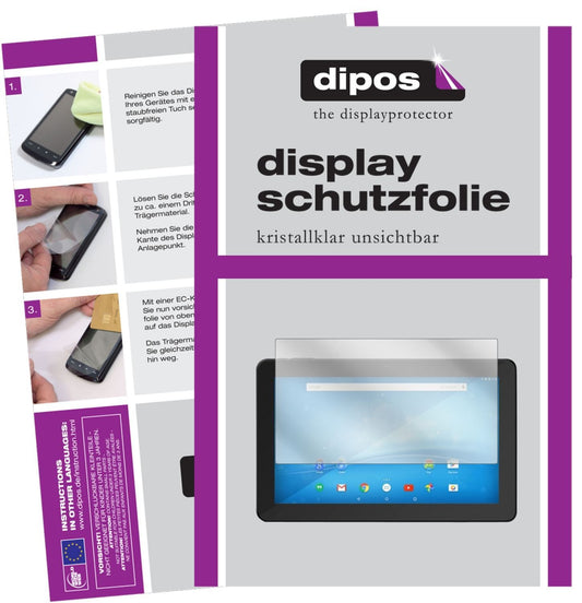 2x Schutzfolie klar für Format 19.5 Zoll Wide 433  (1)