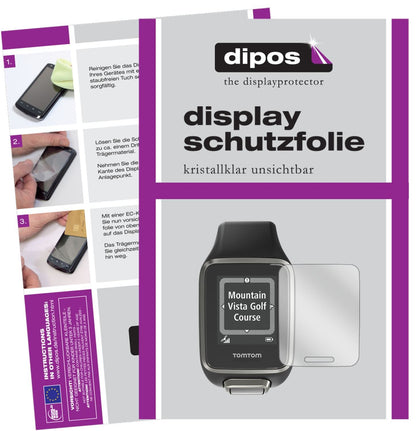 6x Schutzfolie klar für TomTom Golfer 2 Display-Sc (1)