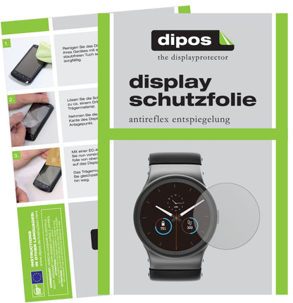 6x Schutzfolie matt für Uhr 59 mm Durchmesser Disp (1)