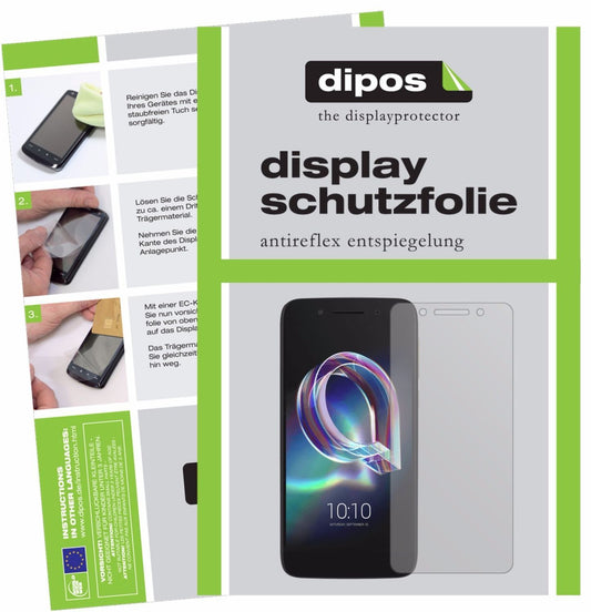 2x Schutzfolie matt für Alcatel Idol 5 Display-Sch (1)