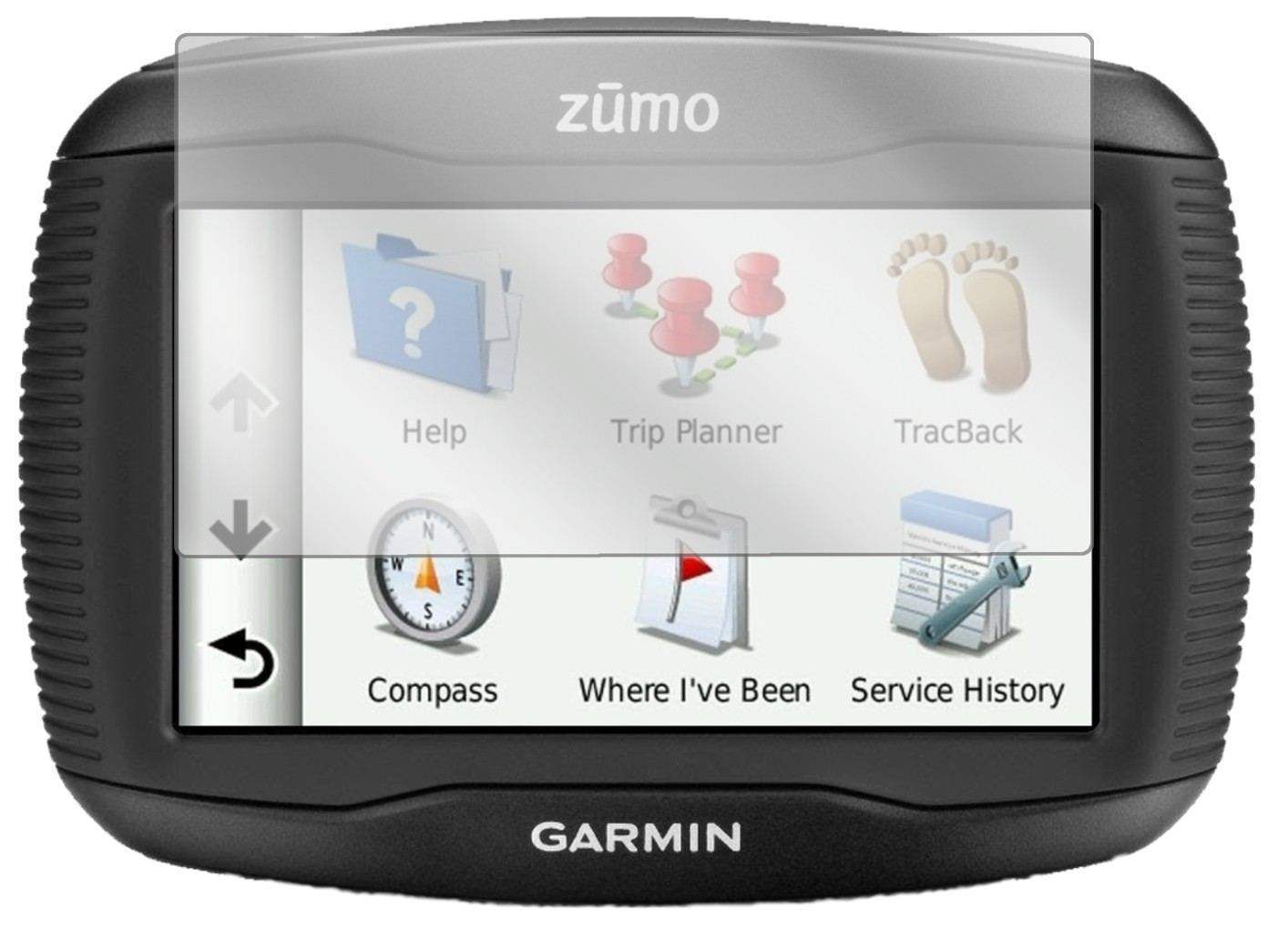 3x Schutzfolie klar für Garmin zumo 340 LM Display (2)