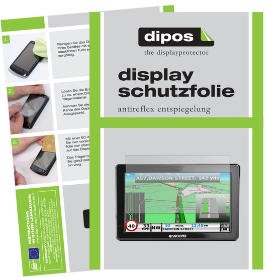 3x Schutzfolie matt für Snooper Truckmate S8000 Di (1)