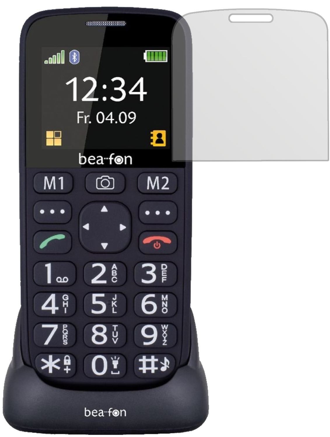 6x Schutzfolie matt für bea-fon SL240 Display-Schu (2)