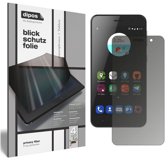 Blickschutzfolie für ZTE Blade A520 matt Schutzfol (1)