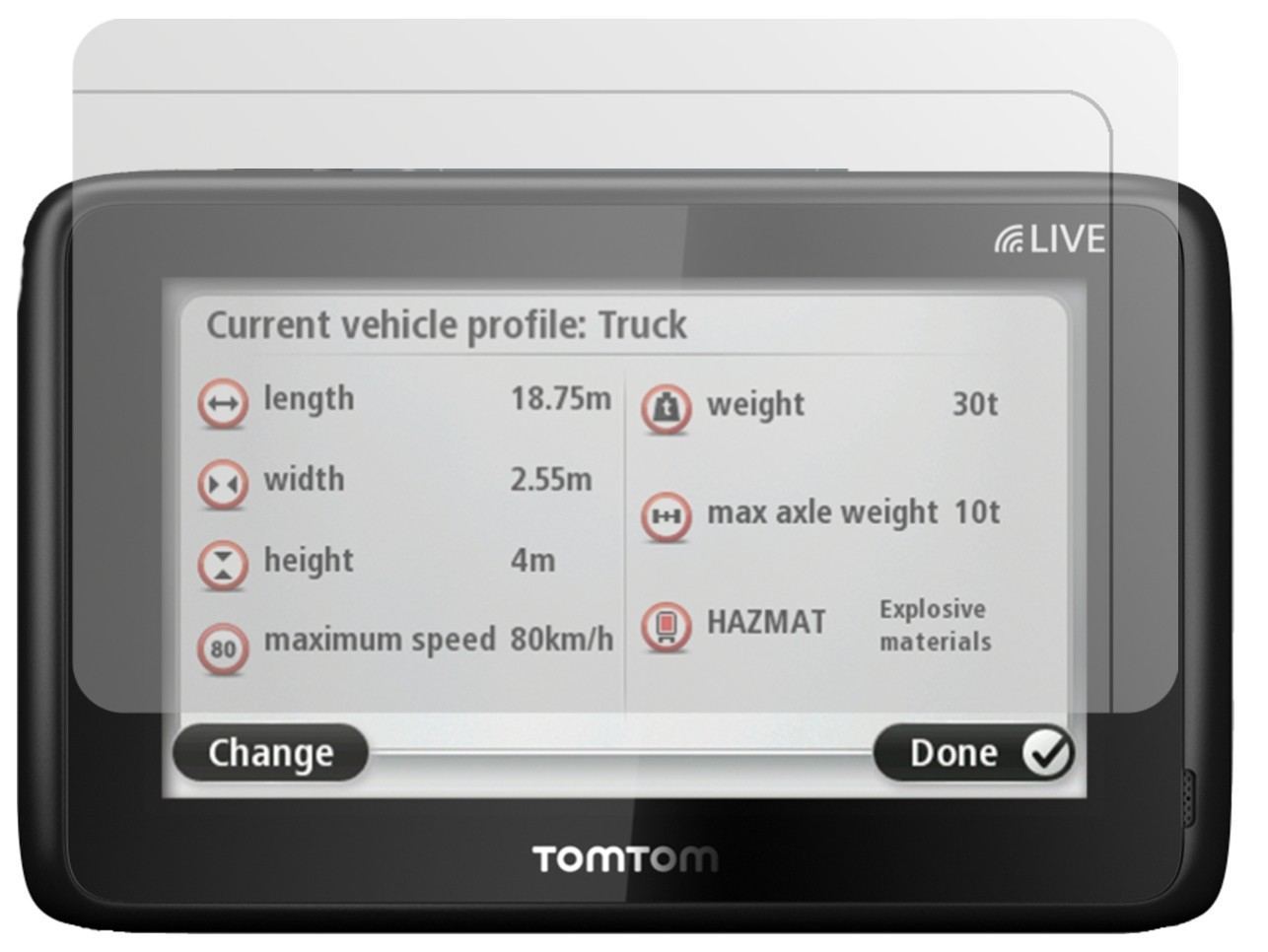 3x Schutzfolie matt für TomTom Pro 5150 Truck Live (2)