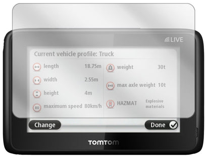 3x Schutzfolie klar für TomTom Pro 5150 Truck Live (2)