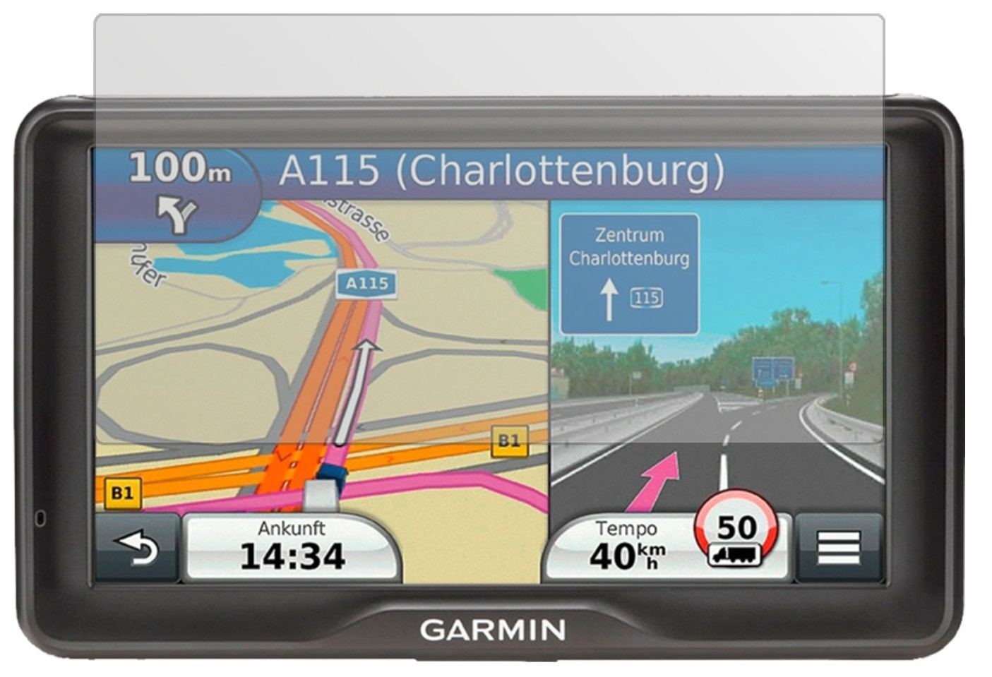 3x Schutzfolie matt für Garmin dezl 760 LMT-D Disp (2)