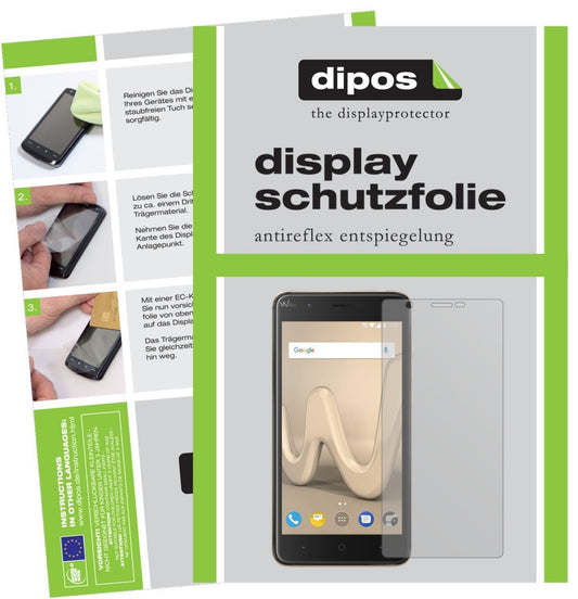 2x Schutzfolie matt für Wiko Harry Display-Schutzf (1)