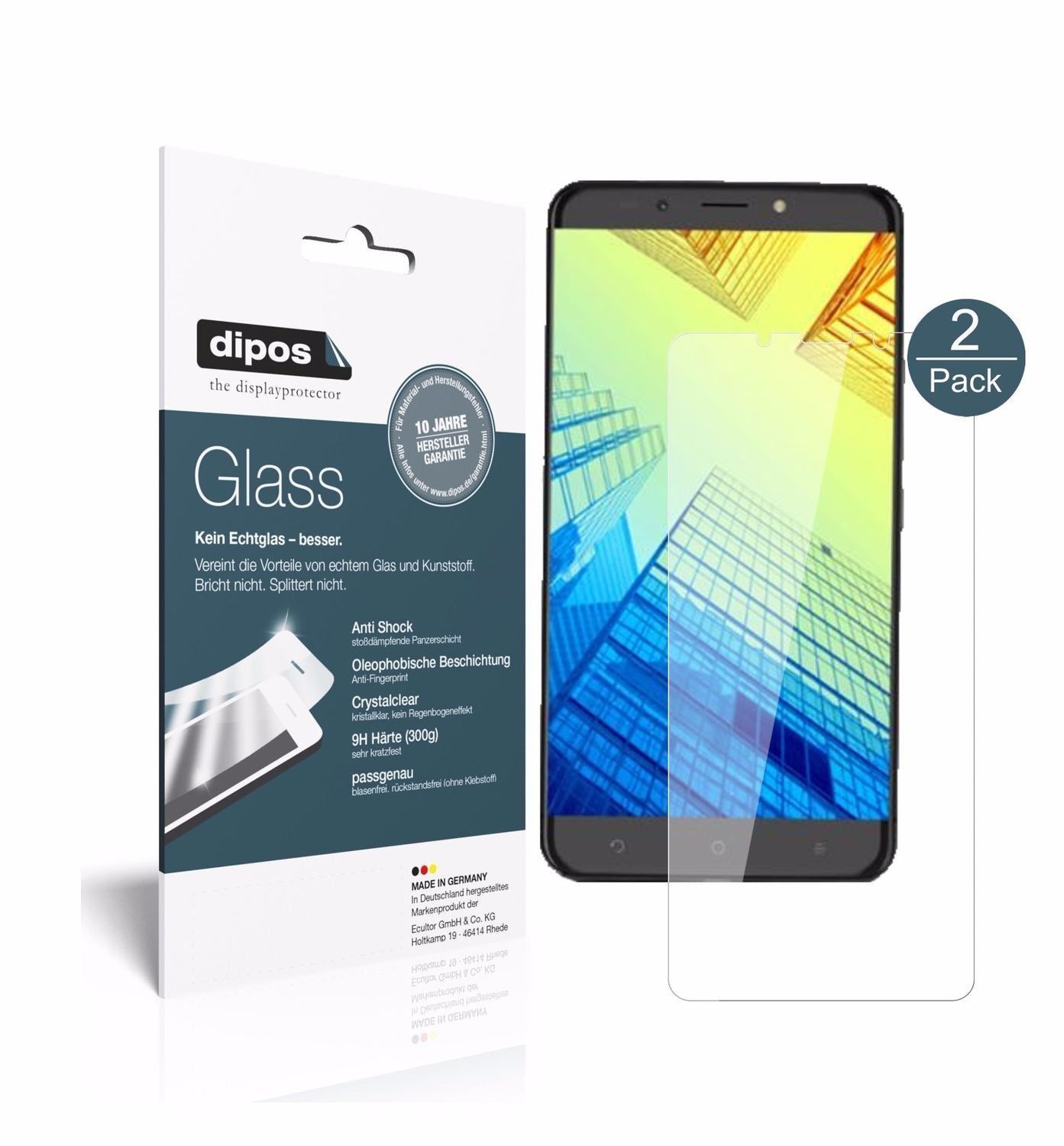 2x 9H Schutzfolie für Alcatel   A7 XL Panzerfolie (1)
