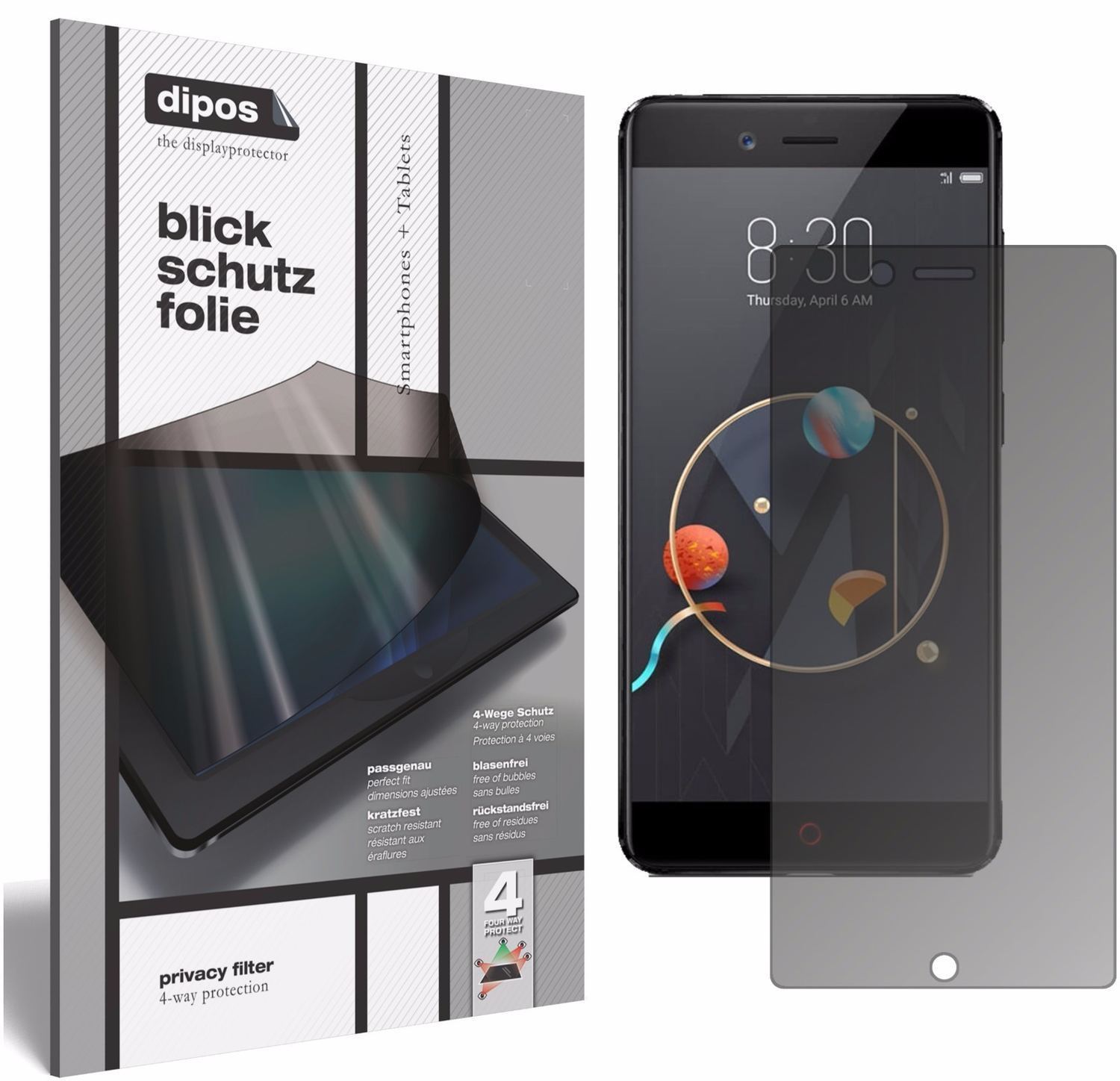 Blickschutzfolie für Archos   Diamond Alpha+ matt  (1)
