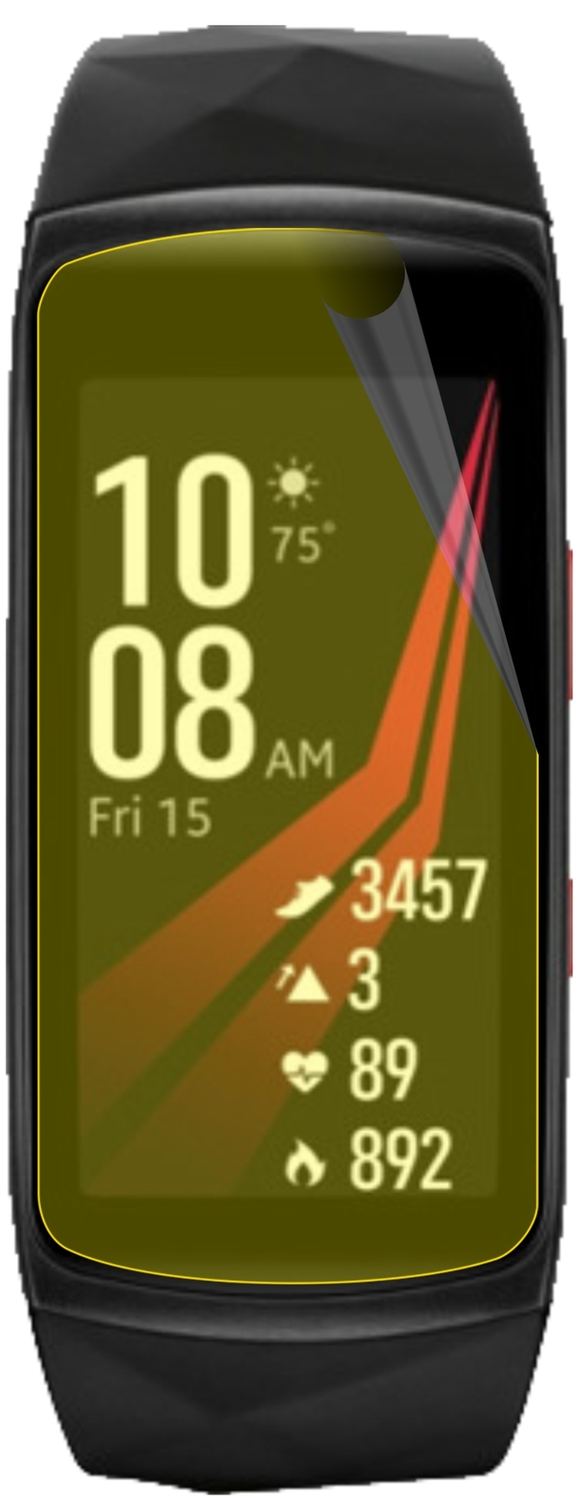 3x 3D Full Cover Schutzfolie für Samsung Gear Fit  (3)