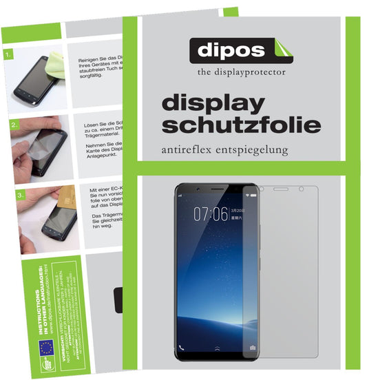 2x Schutzfolie matt für Vivo X20 Plus Display-Schu (1)