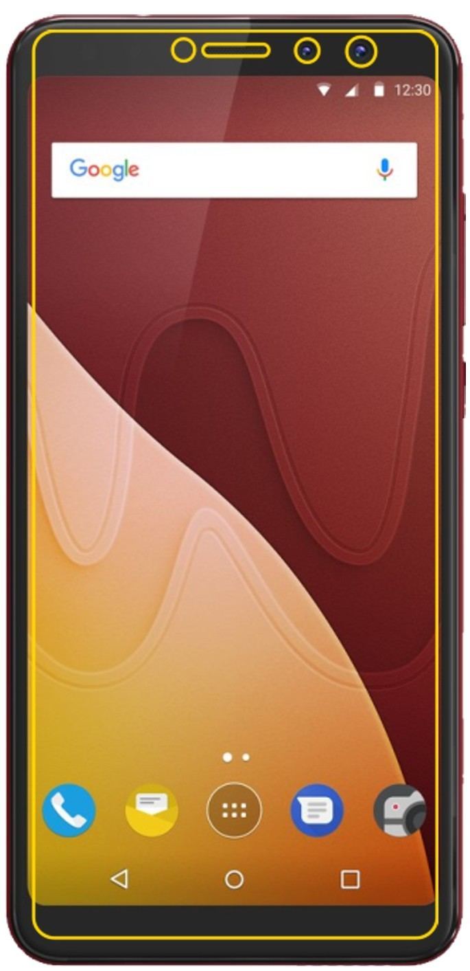 Blickschutzfolie für Wiko View Prime matt Schutzfo (5)