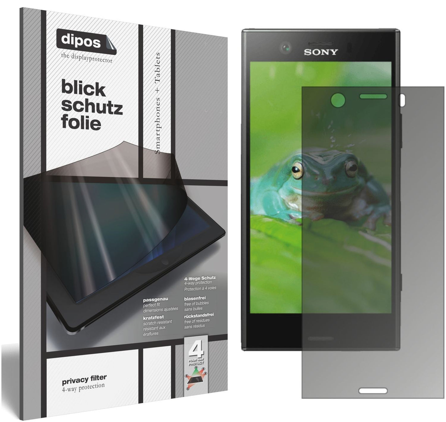 Blickschutzfolie für Sony Xperia XZ1 Compact matt  (1)