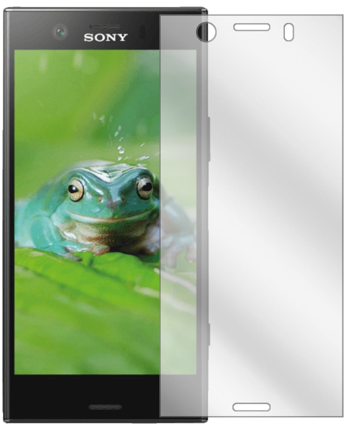 2x Schutzfolie klar für Sony Xperia XZ1 Compact Di (2)