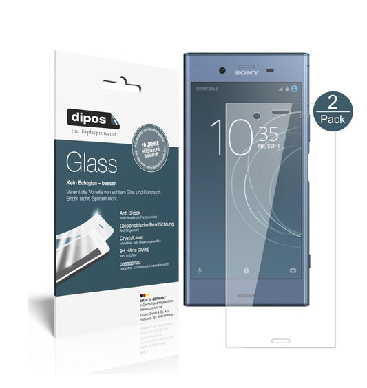 2x 9H Schutzfolie für Sony Xperia XZ1 Panzerfolie (1)