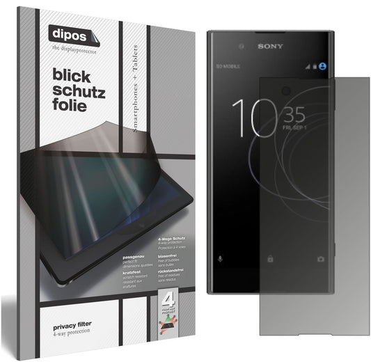 Blickschutzfolie für Sony Xperia XA1 Plus matt Sch (1)