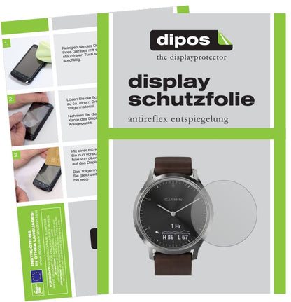 6x Schutzfolie matt für Garmin vivomove HR Display (1)
